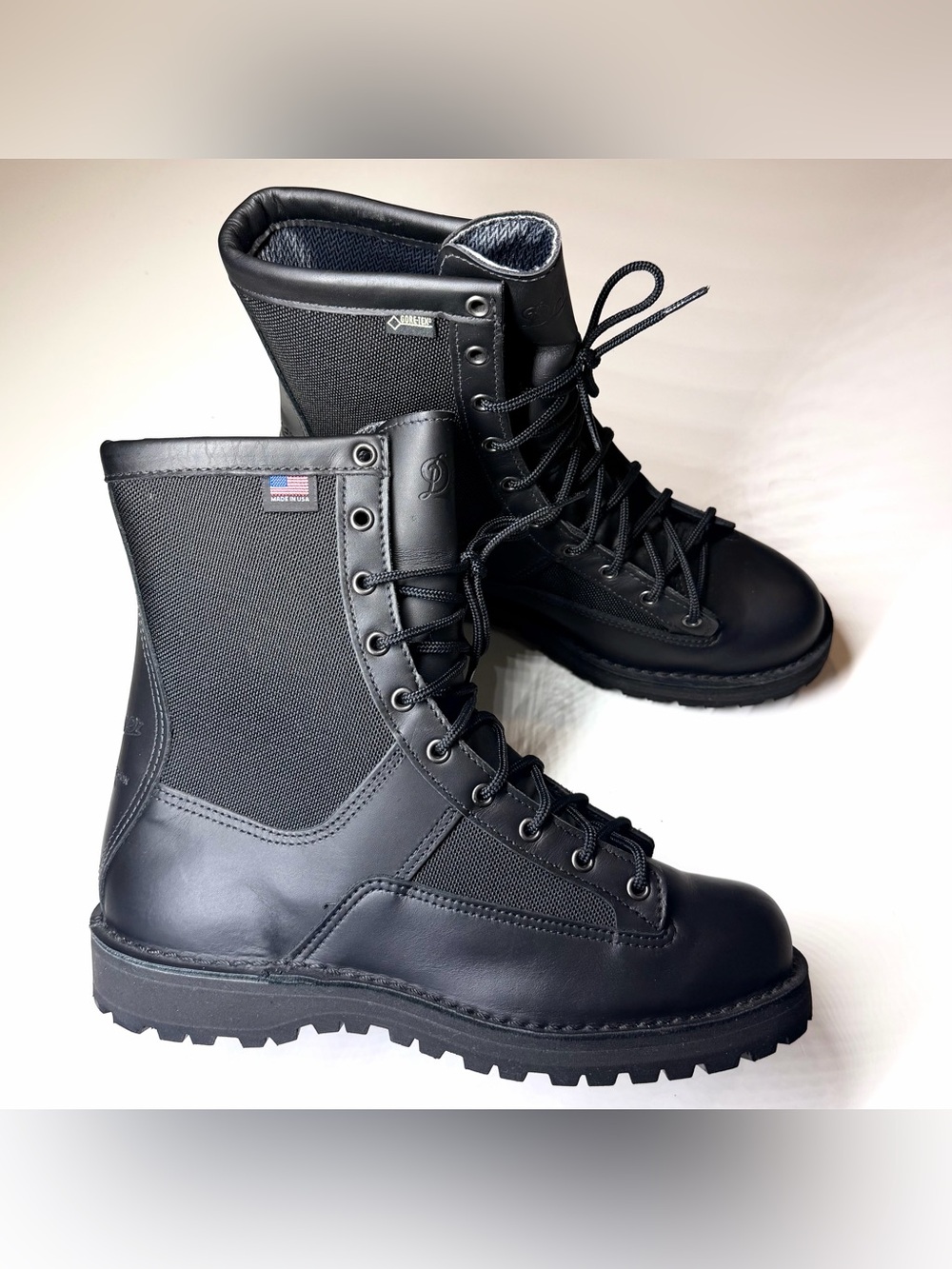 Danner Men’s Acadia 8 Inch Black Boots with Gore-Tex lining Size- 10.5 - Picture 3 of 9